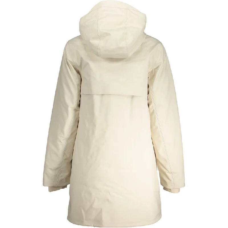 K-WAY Beige Polyester Jackets & Coat