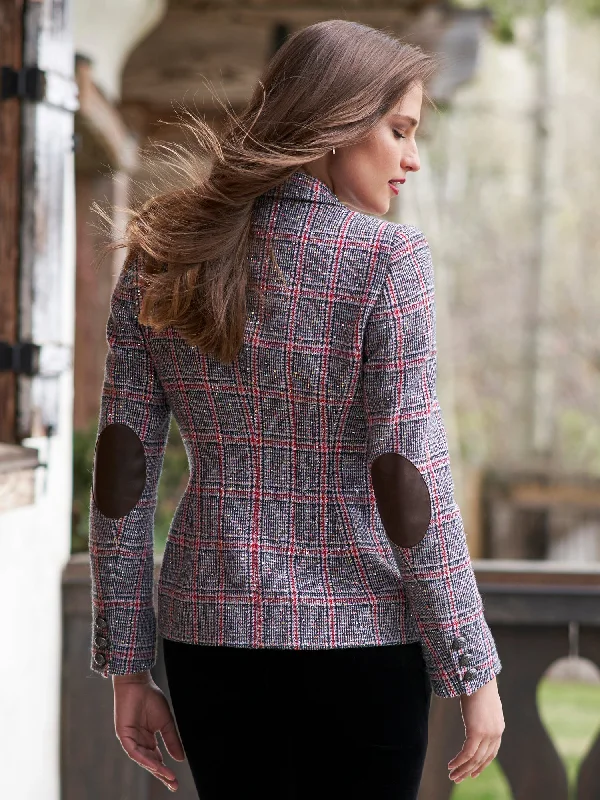 Maika Paillette Plaid Jacket