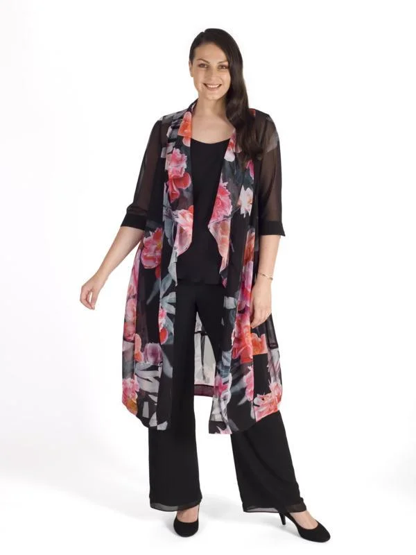 blk-pink-peony-print-shawl-collar-chiffon-coat