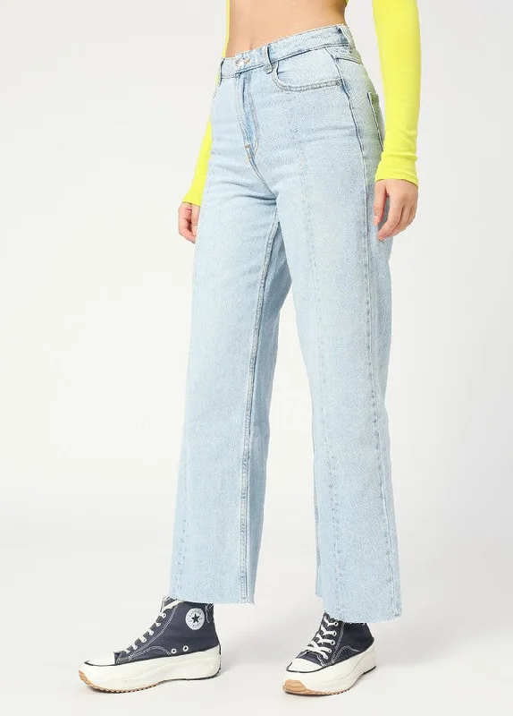 Light Blue Sofia Wide Leg Jeans