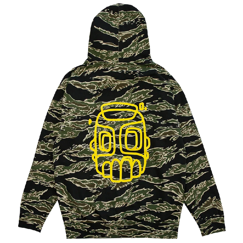 Line Sketch Camo Hoodie