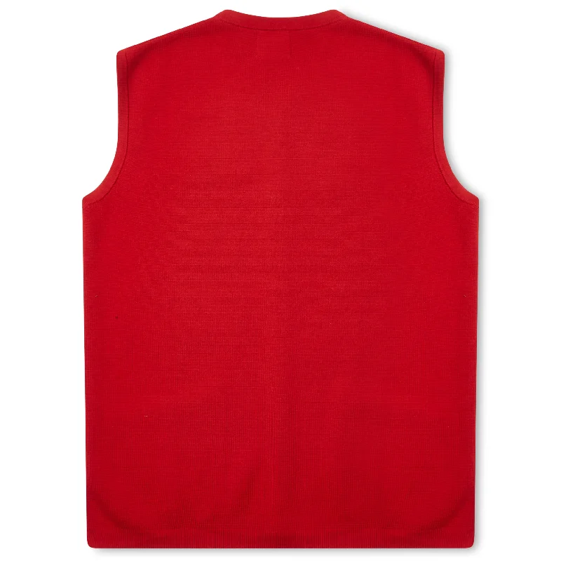 Burrows & Hare Gilet - Red