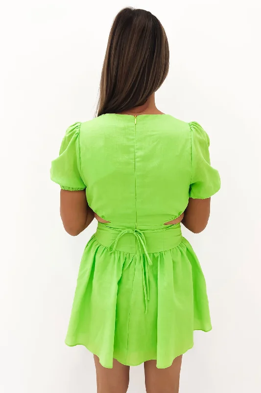 Jaelynn Mini Dress Lime