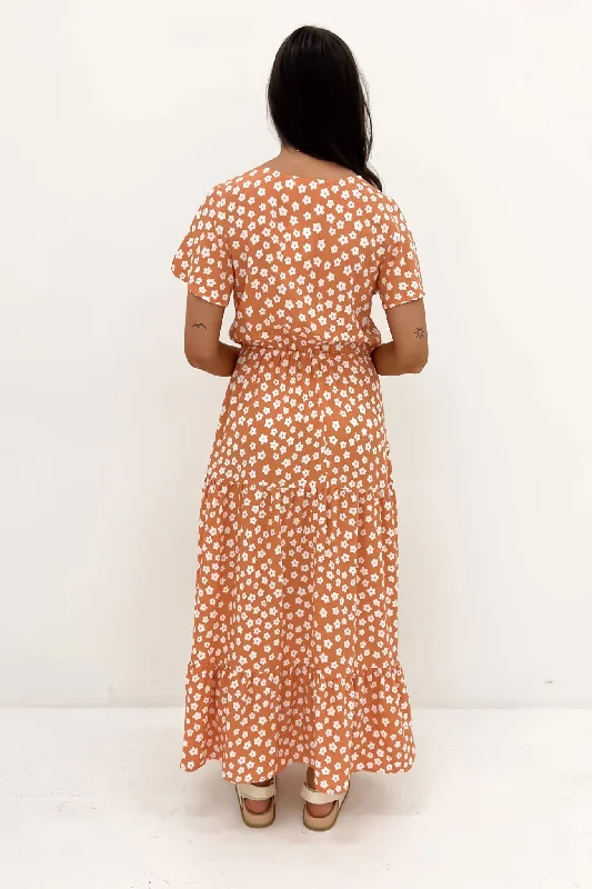 Laylah Maxi Dress Orange