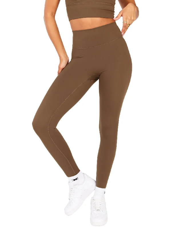 Aura SF Leggings - Cafe Latte