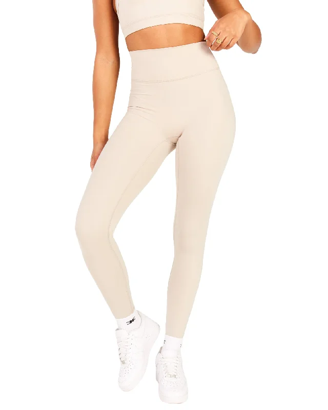 Aura SF Leggings - Oat Latte