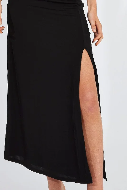 black-maxi-skirt-asymmetric-hem-sl3643-84p-1