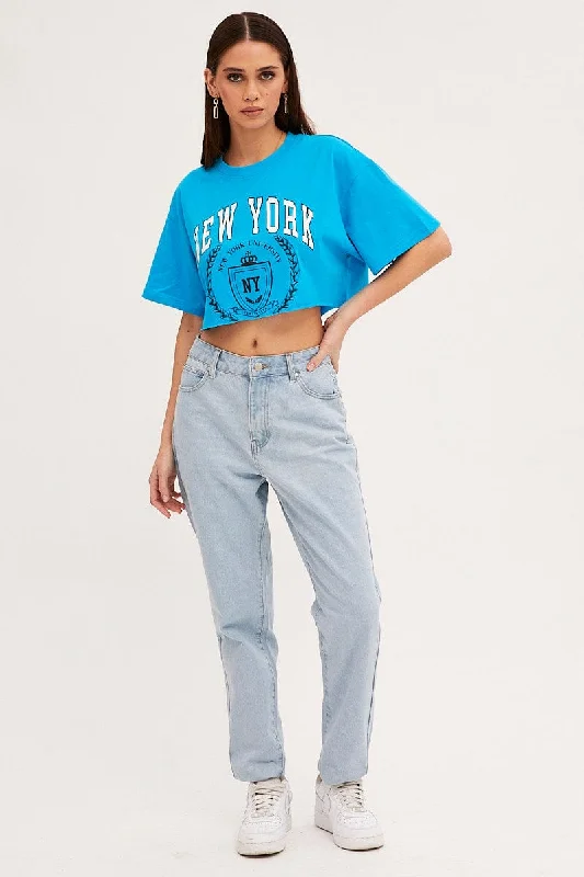 blue-crop-t-shirt-short-sleeve-crew-neck-new-york-jc1607-84wb