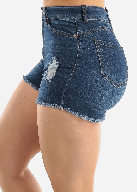 butt-lifting-cut-off-ripped-denim-shorts-cln490dkdnm