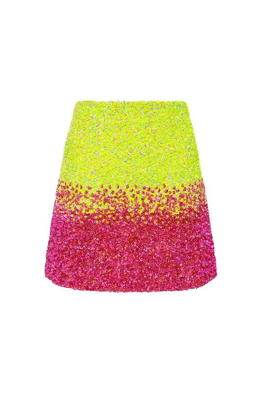 calypso-ombre-mini-skirt-ombre-light-lime-green