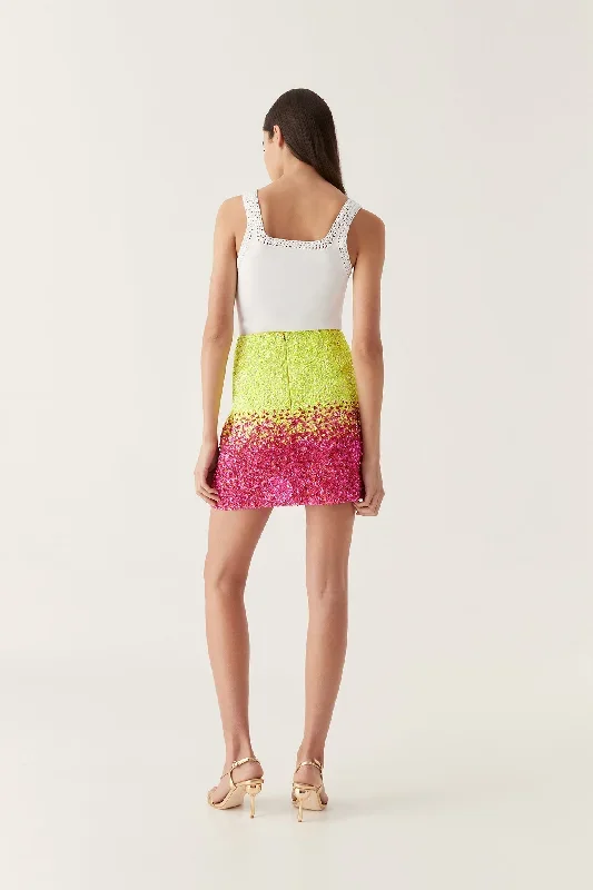 calypso-ombre-mini-skirt-ombre-light-lime-green