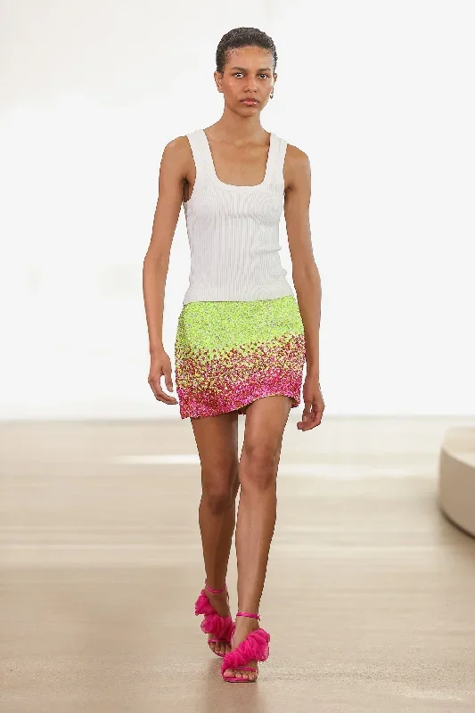 calypso-ombre-mini-skirt-ombre-light-lime-green