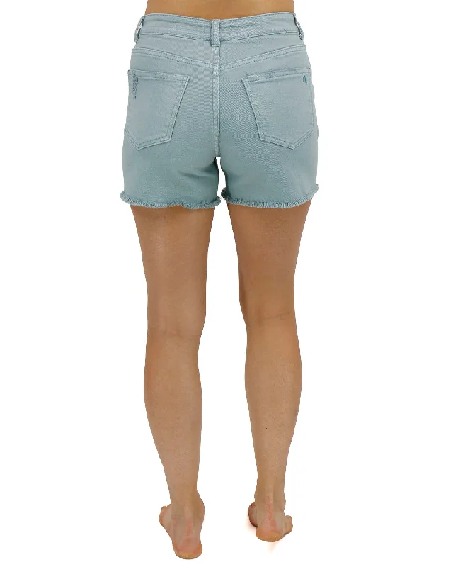 casual-colored-aqua-denim-shorts