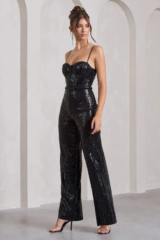 dandelion-black-strappy-corset-sequin-jumpsuit-cl129374002