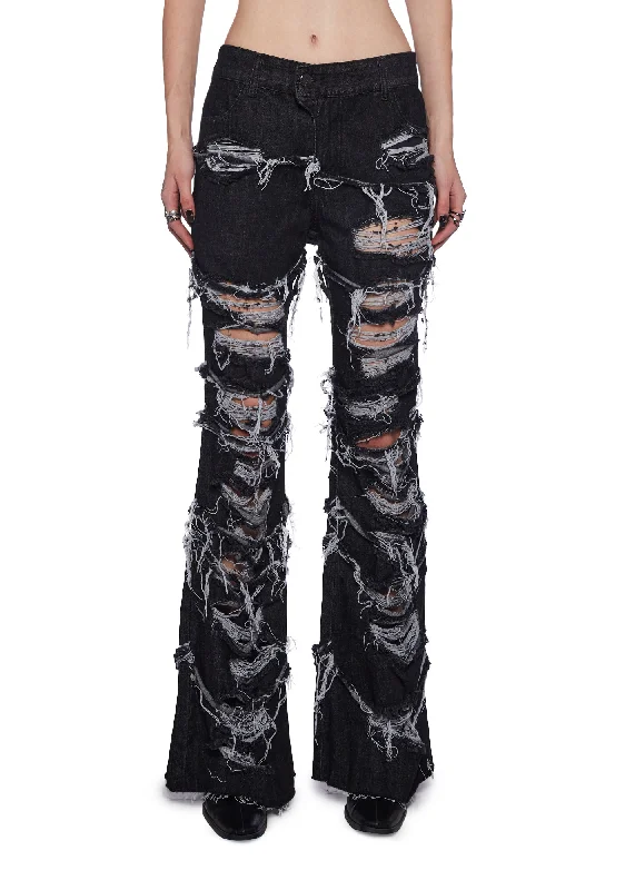 Fader Unisex Distressed Jeans