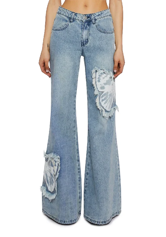 Fluttering Muse Wide Leg Jeans