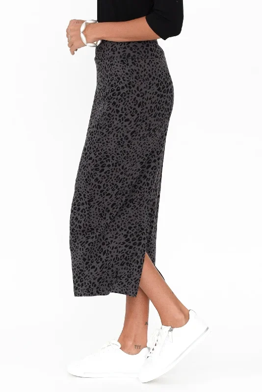 grey-leopard-bamboo-maxi-tube-skirt