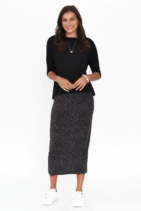 grey-leopard-bamboo-maxi-tube-skirt