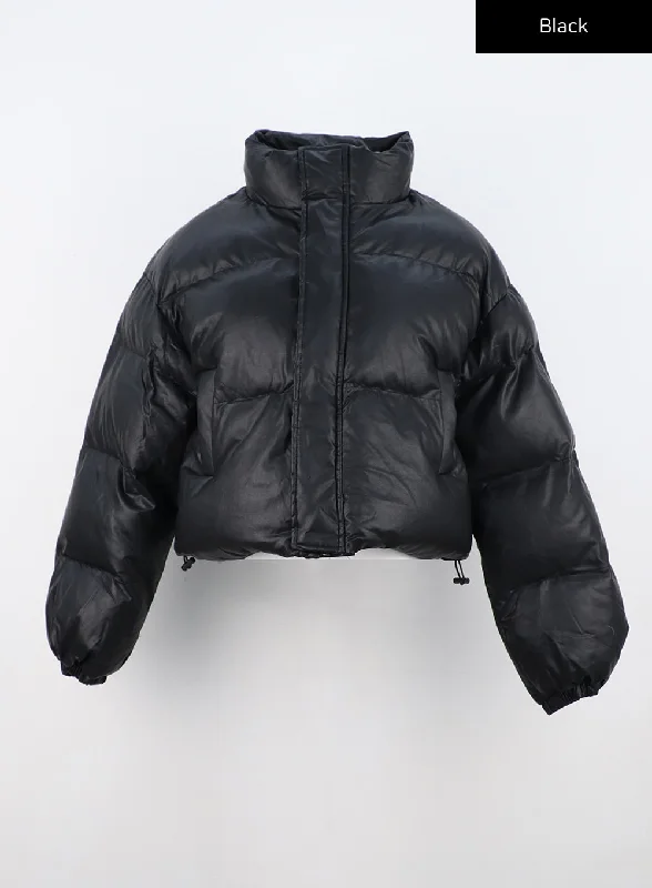 half-neck-faux-leather-puffer-cn303