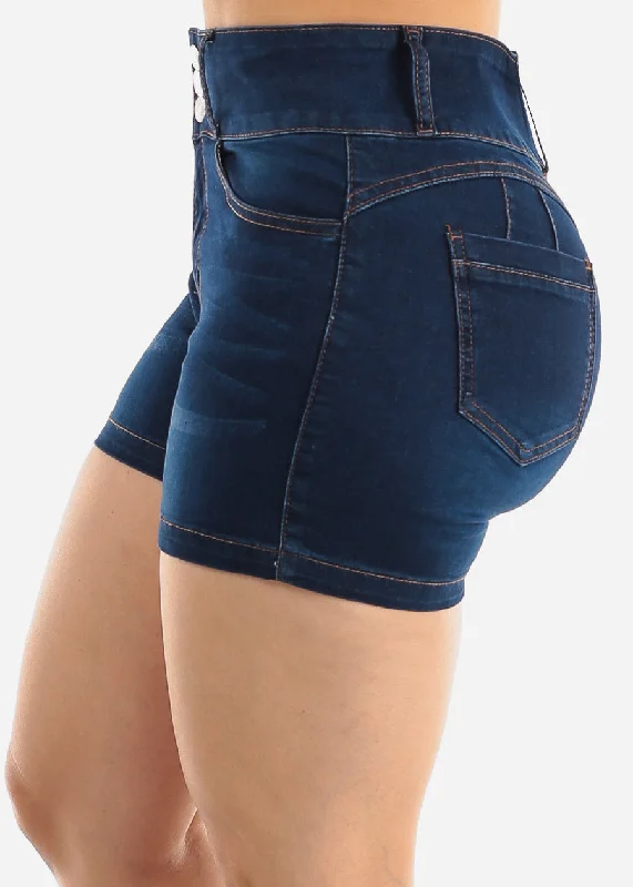 high-waist-butt-lifting-dark-denim-shorts-hs040dkblu