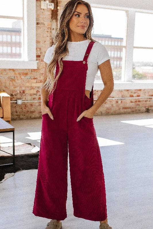 Jolene Corduroy Wide Leg Overall | S-XL