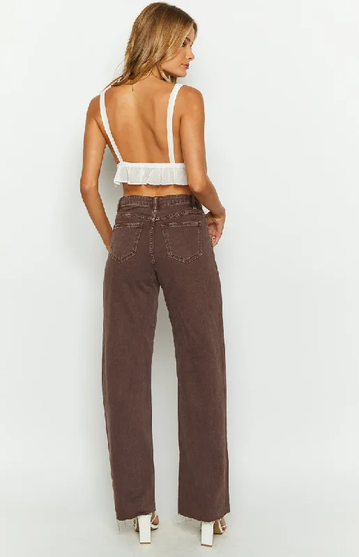 kansis-brown-uneven-waist-jeans