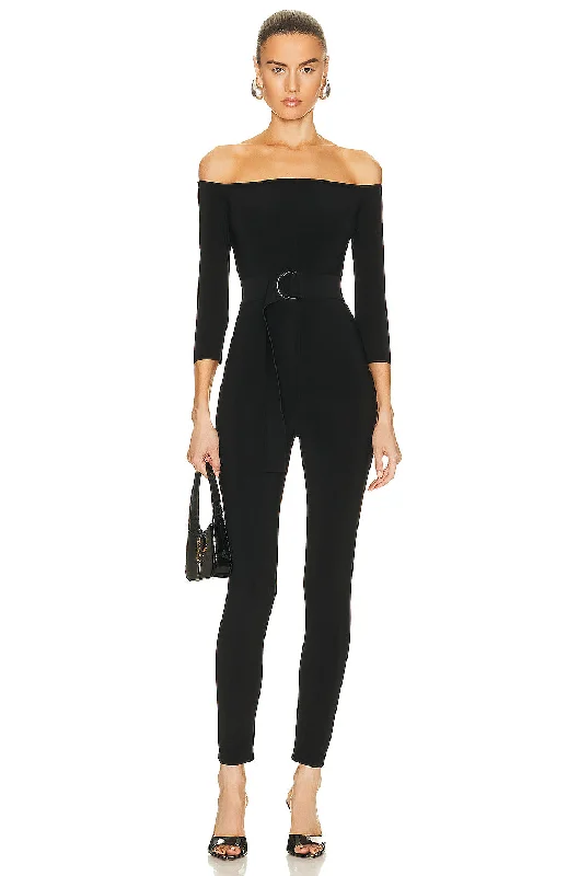 Off Shoulder Catsuit