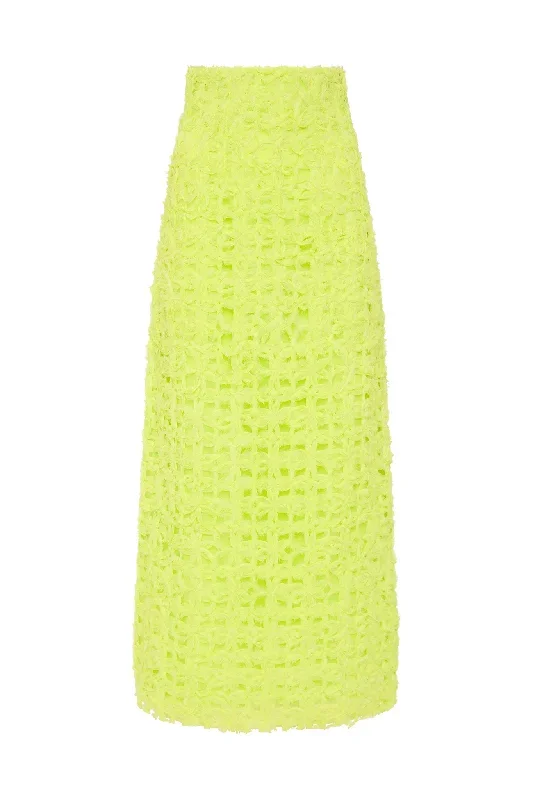 quintette-textured-midi-skirt-light-lime-green