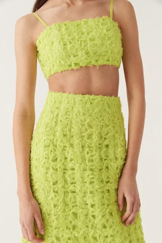 quintette-textured-midi-skirt-light-lime-green