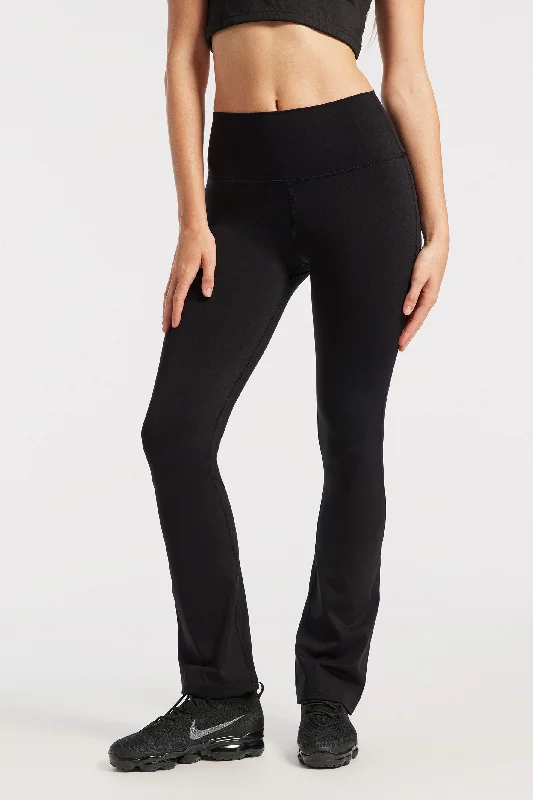 River Lift High Waisted Flare Legging - Black