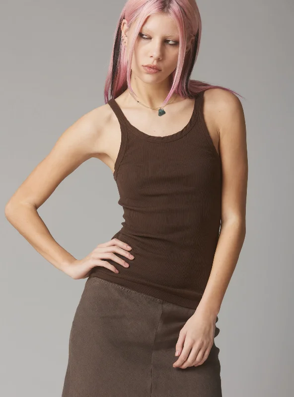 staple-rib-tank-dark-brown