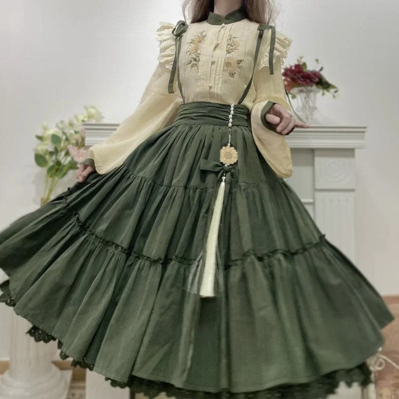 sunflower-appointment-chinese-style-skirt-and-blouse