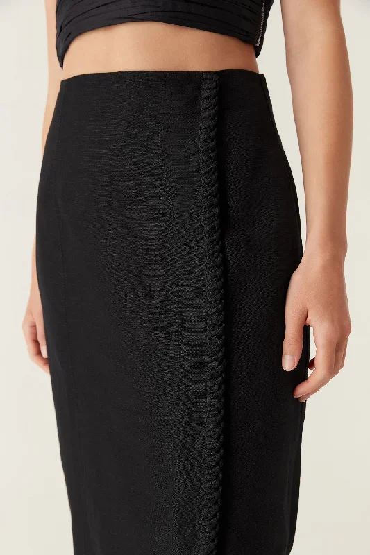 theory-cinched-midi-skirt-black