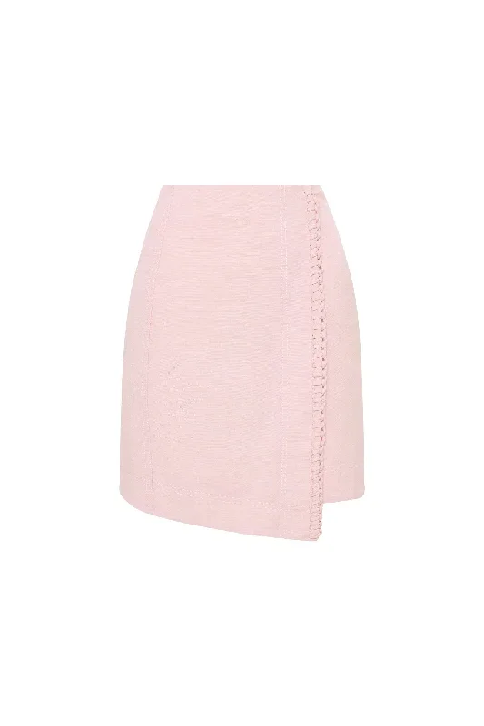 theory-cinched-mini-skirt-soft-pink