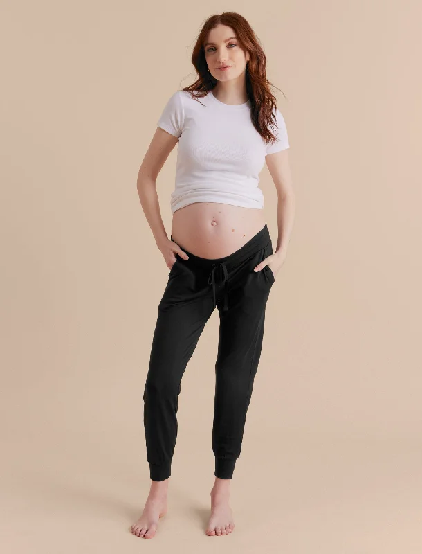 Under Belly French Terry Maternity Jogger Pant