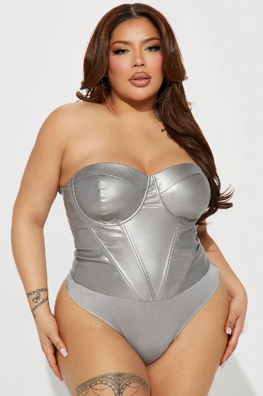 valentina-metallic-pu-corset-bodysuit-silver