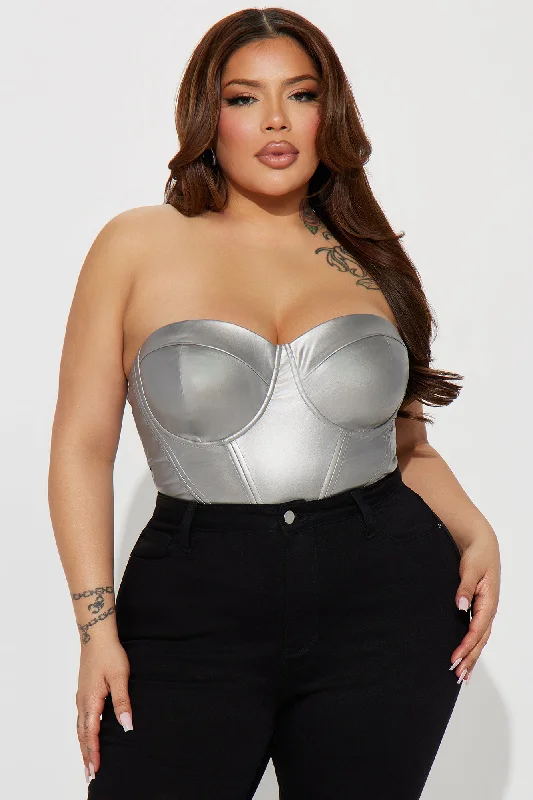 valentina-metallic-pu-corset-bodysuit-silver