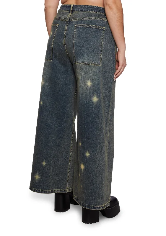 vintage-washed-denim-discharge-fairy-print-wide-leg-pant-plus